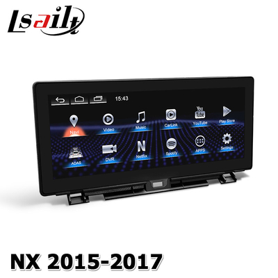 Lexus NX200t 10.25 Upgrade layar sentuh Hexa Processor Android Auto Wireless Carplay