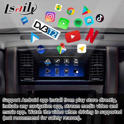 OEM Carplay berbasis Android Interface AI Box Untuk Nissan Patrol Y62 2020