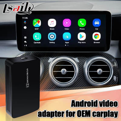 Antarmuka Video Multimedia Android 10 4GB RAM AI Box Sgs Untuk Mercedes dengan Carplay