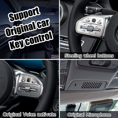 Antarmuka Video Multimedia Android 10 4GB RAM AI Box Sgs Untuk Mercedes dengan Carplay