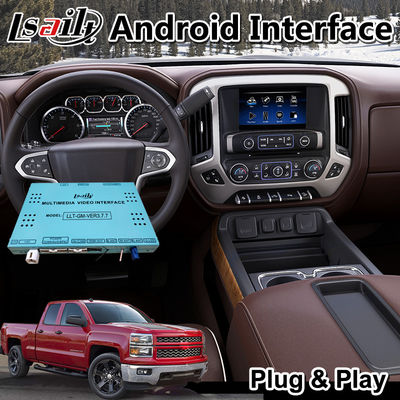 Antarmuka Multimedia Lsailt Android Carplay untuk Chevrolet Silverado 1500 2500 3500 Mylink System 2014-2019