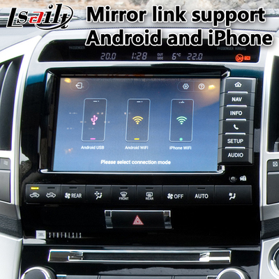 Lsailt Android Auto Carplay Kotak Antarmuka Multimedia untuk Toyota Land Cruiser LC200 2013-2015