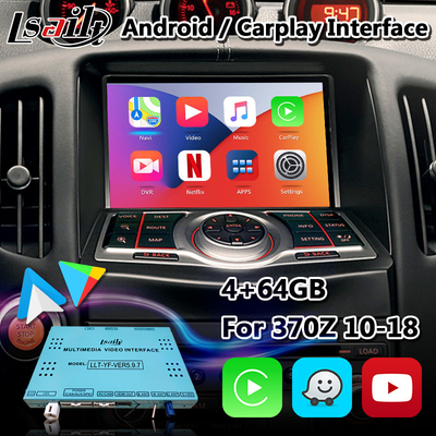 Lsailt Android Carplay Interface untuk Nissan 370Z Dengan Nirkabel Android Auto Youtube Waze