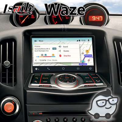 Antarmuka Android Carplay Lsailt untuk Nissan 370Z Dengan Youtube Waze NetFlix