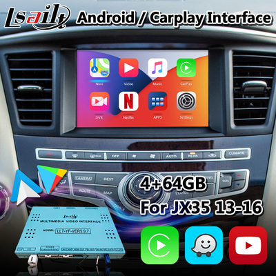 Lsailt Android Carplay Interface untuk Infiniti JX35 Dengan Navigasi GPS Nirkabel Android Auto