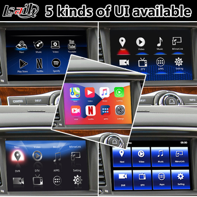 Antarmuka Navigasi Multimedia Android untuk Infiniti QX80 Dengan Carplay Otomatis Android Nirkabel