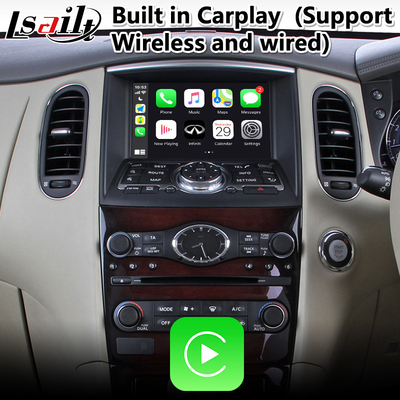 Lsailt Android Carplay Interface untuk Infiniti EX37 Dengan Navigasi GPS NetFlix Yandex