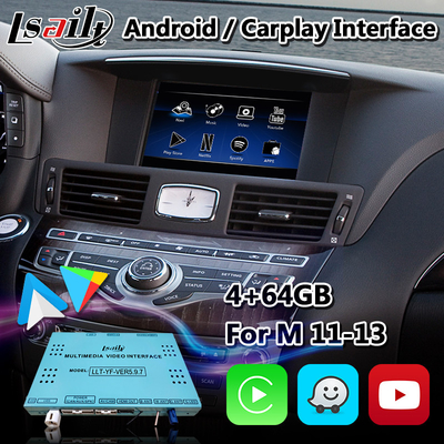 Lsailt Carplay Android Multimedia Interface untuk Infiniti M37S M37 M35 M45 Dengan NetFlix Yandex
