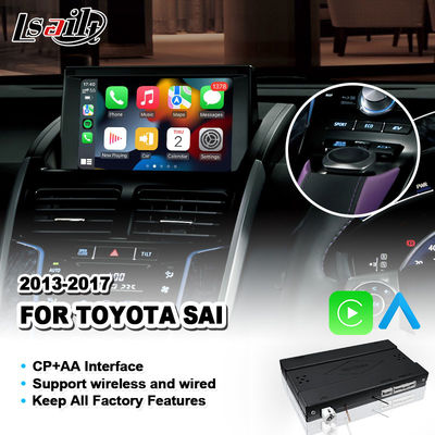 Wireless CP AA Android Auto Carplay Interface untuk Toyata SAI G S AZK10 2013-2017