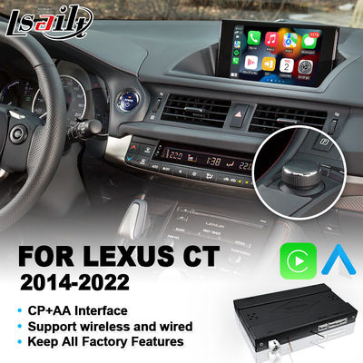 Navihome Carplay Interface Box untuk Lexus CT200h CT 200h F Sport Knob Control 2014-2022