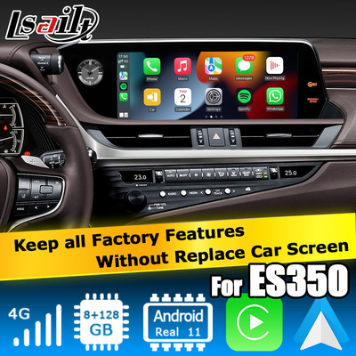 Lexus ES300h ES350 ES250 ES200 Android 13 antarmuka video carplay android auto