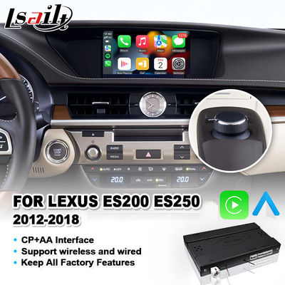 Wireless Android Auto Carplay Interface untuk 2012-2018 Lexus ES250 ES200 ES350 ES300h ES 250 200 Kontrol tombol
