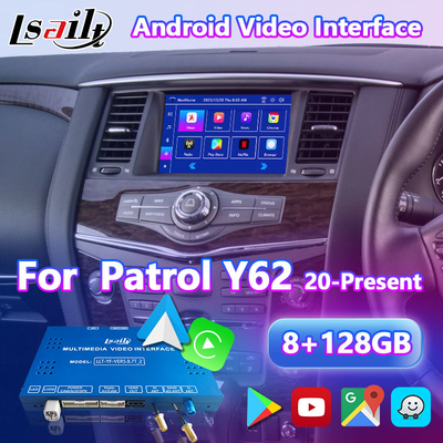 Antarmuka Video Multimedia Android Lsailt untuk Nissan Patrol Y62 Versi Australia 2020-Sekarang
