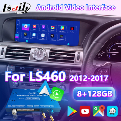 Lsailt 8+128GB Android Multimedia Video Interface untuk 2012-2017 Lexus LS460 LS 600h 460L